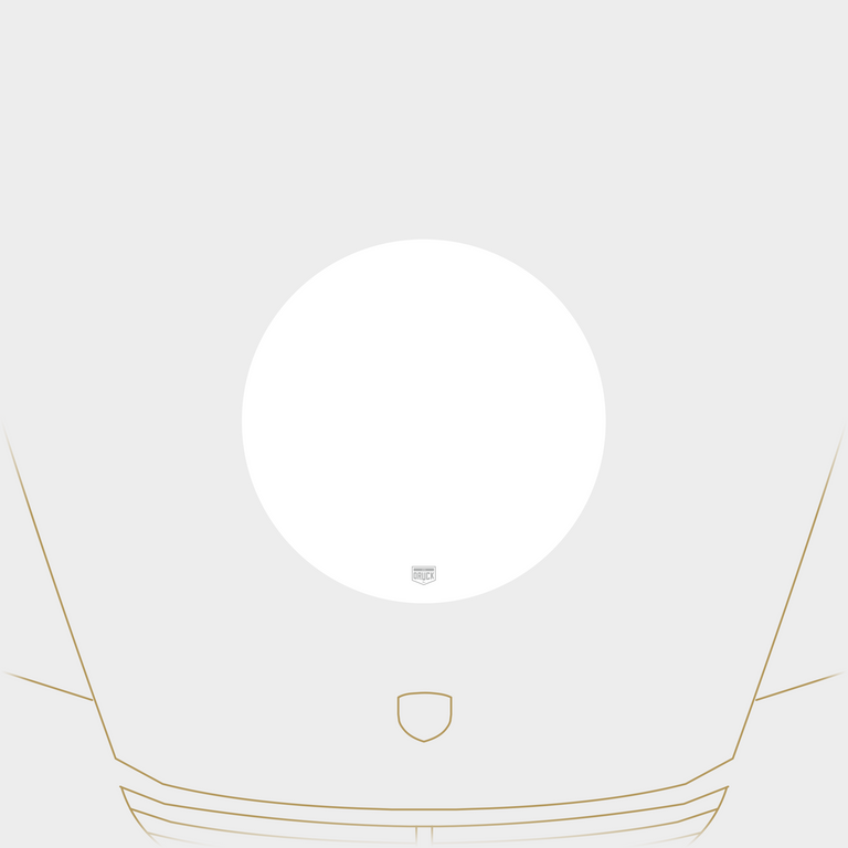 Druck Touring Meatball Number Plate in White