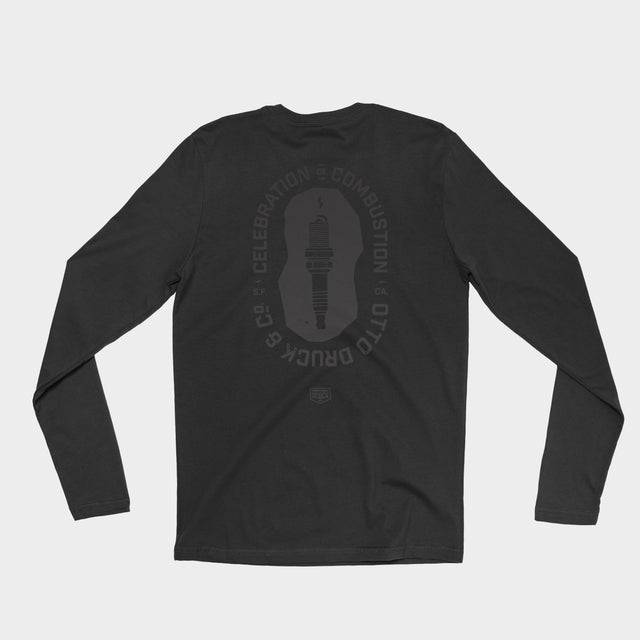 Druck Sparky Men's Long Sleeve Fitted Crew
