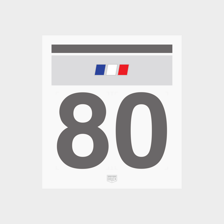 Druck France Chevrons Flag