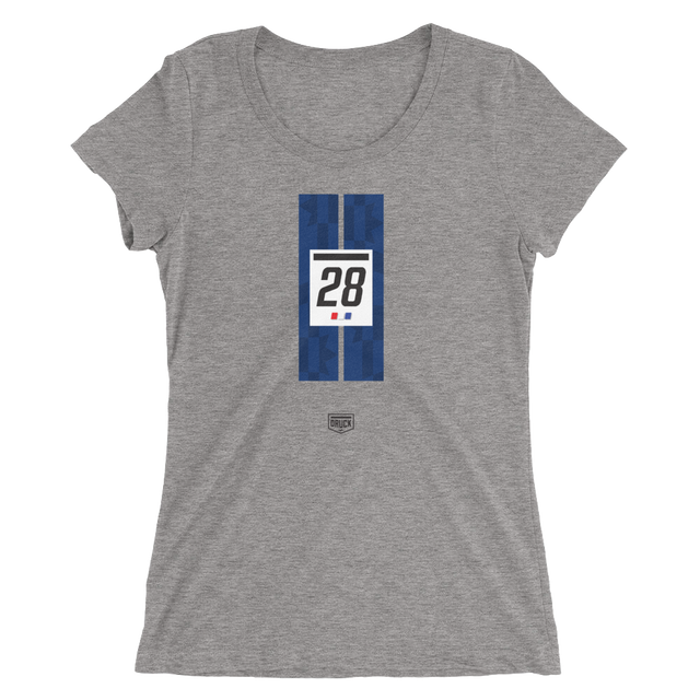 DRUCK CAM DAS #28 LIVERY STRIPE Women's T