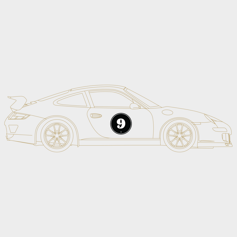 Druck Monaco Rally Meatball in Black: 3-Pack Kit