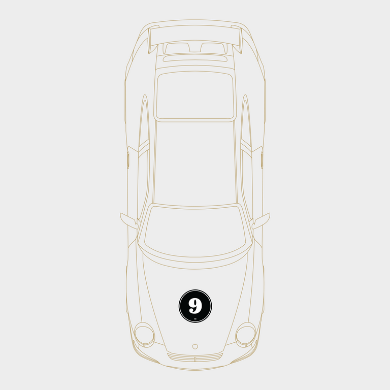 Druck Monaco Rally Meatball in Black: 3-Pack Kit