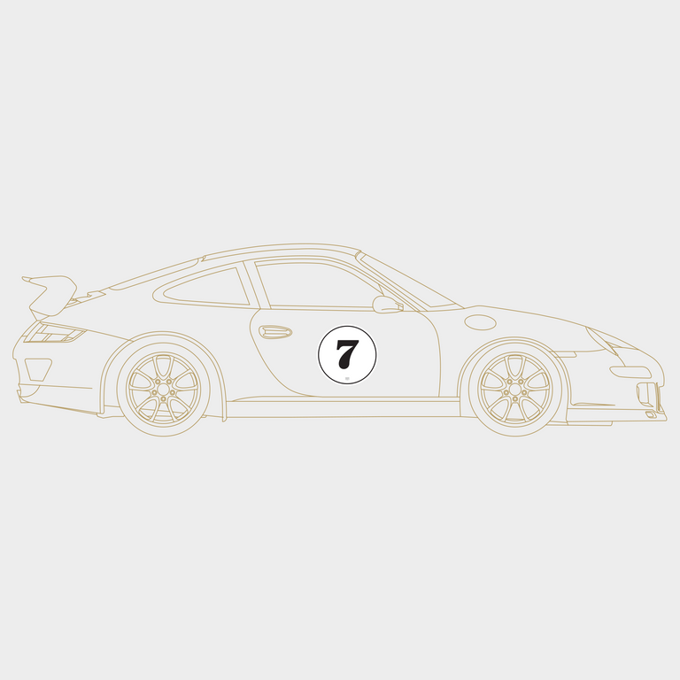 Druck Monaco Rally Meatball in White: 3-Pack Kit