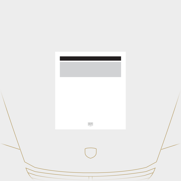 Druck Sport Classic Number Plate