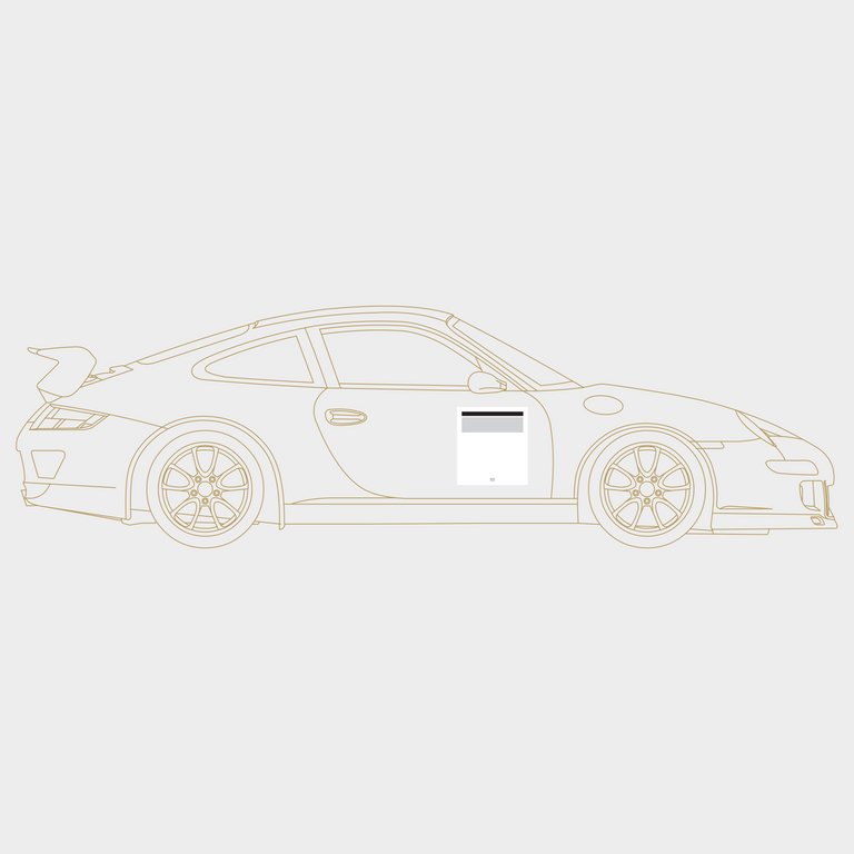 Druck Sport Classic Number Plate