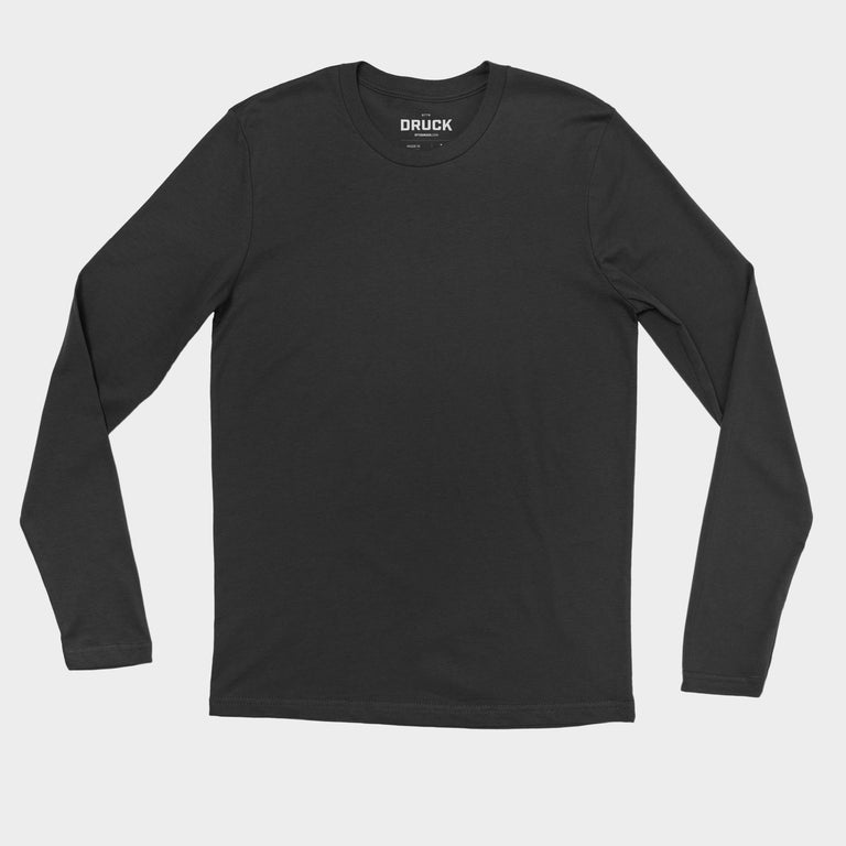 Druck Sparky Men's Long Sleeve Fitted Crew