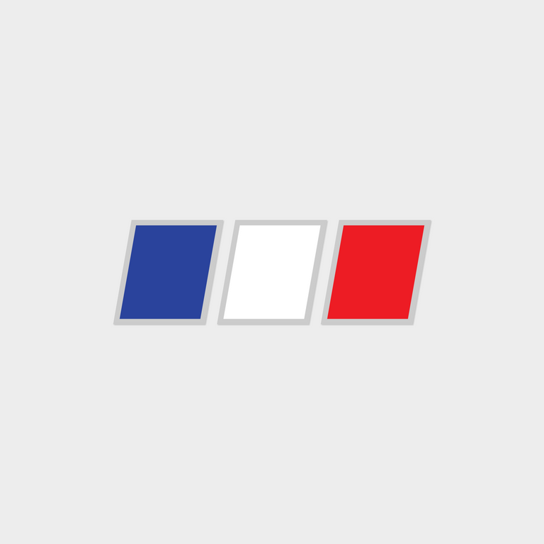 Druck France Chevrons Flag