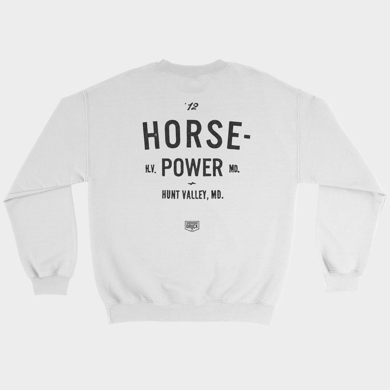 Druck x HVH “Horsepower” Unisex Crew Sweatshirt