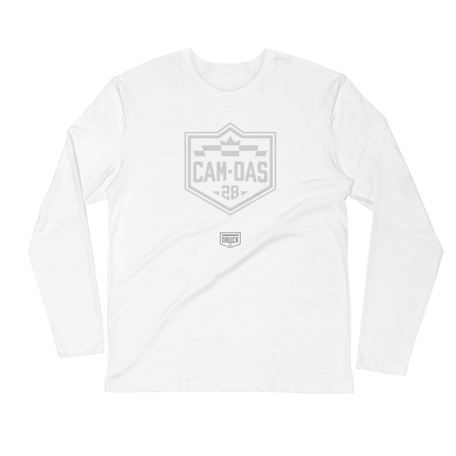 DRUCK CAM DAS #28 BADGE Long Sleeve Fitted Crew